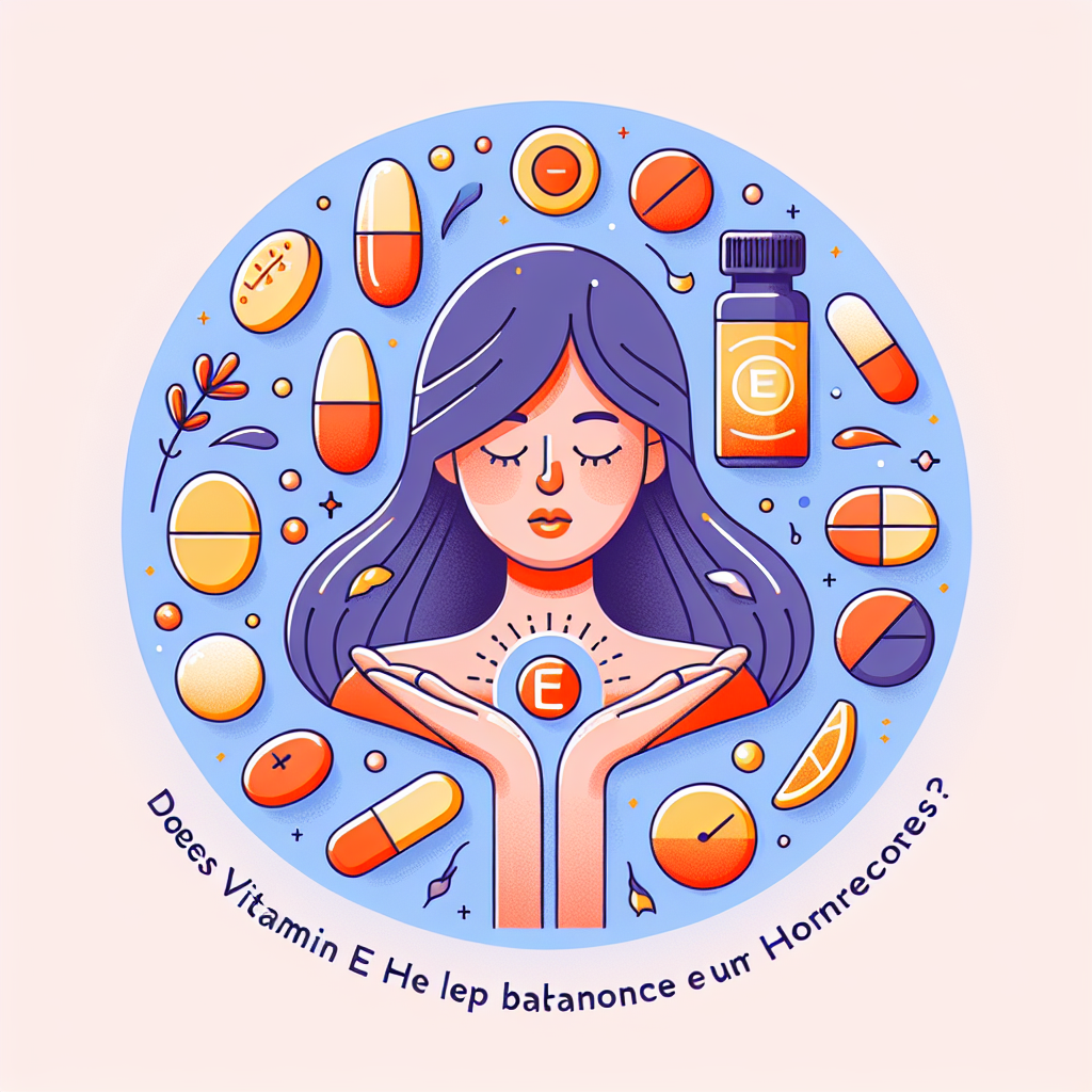 vitamin E cân bằng nội tiết tố nữ