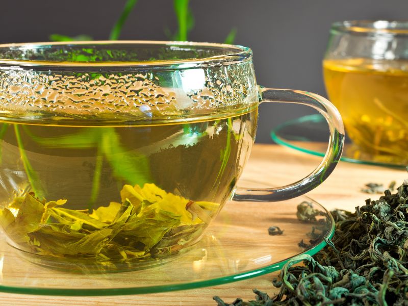 Trà xanh detox mỡ nội tạng