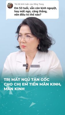 BS Vân hé lộ cách trị mất ngủ tận gốc cho chị em tiền và hậu mãn kinh